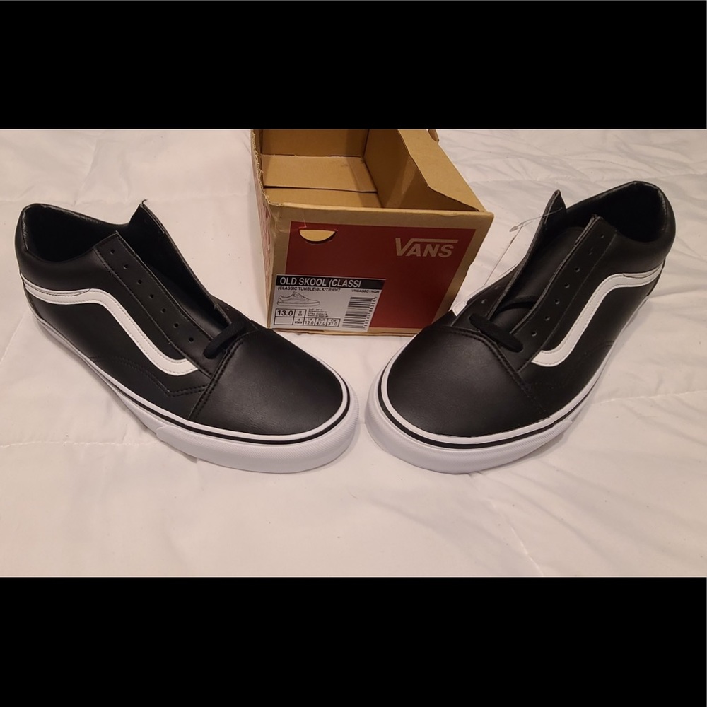 Old skool Vans (Classic tumble) size 13